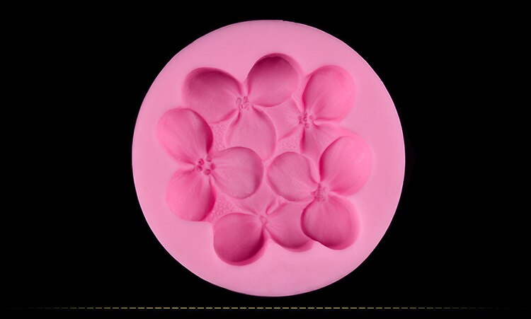 3d silikone fondant form sukker kunst chokolade form blomst kronblad form sæbe form kage dekorationsværktøj  e804