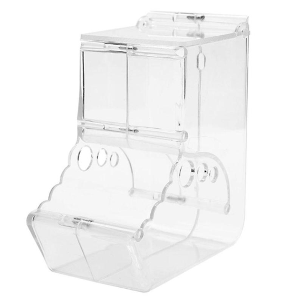 Creatieve Hamster Konijn Eten Dispenser Feeder Plastic Clear Automatische Pet Feeder Voor Hamster Cavia Voedsel Kom Container: A2