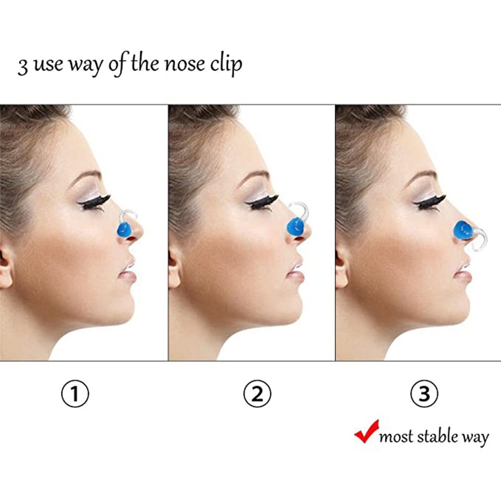 12 pcs Reusable Soft Silicone Swimming Nose Clip Comfortable Diving Surfing Swim Nose Clips For Adults Children