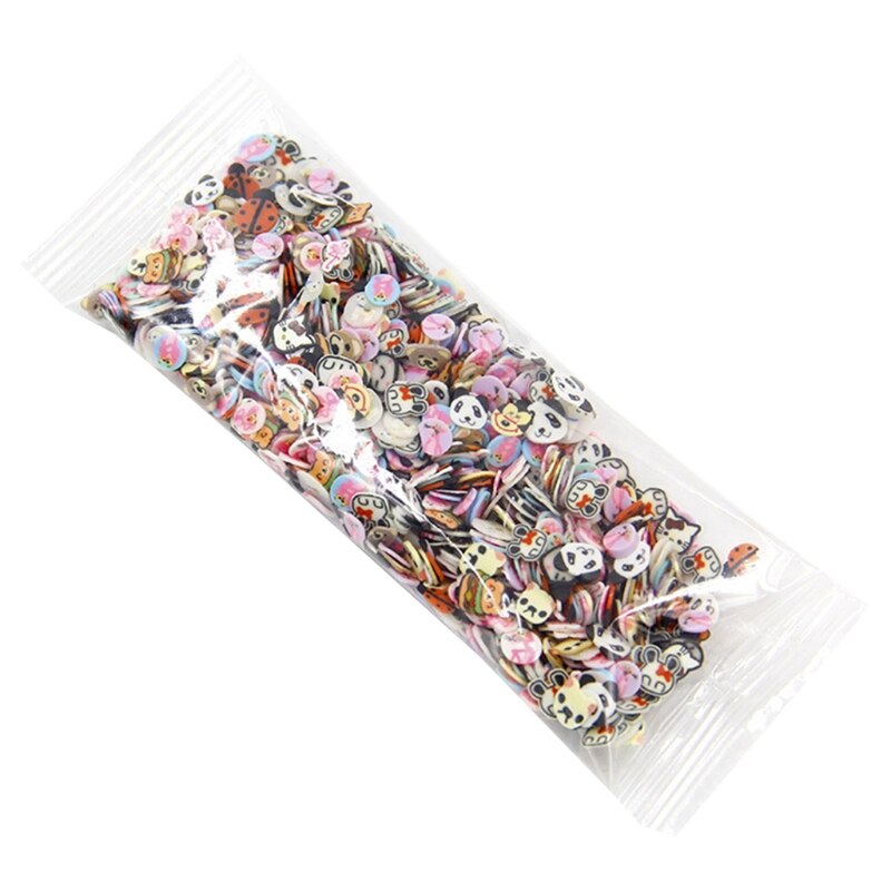 1000 Teile/paket Ton Harz Füllungen Handwerk Obst Blatt Blumen Muster Bunte Mixed Füllstoff für DIY Epoxy Harz Schmuck Nail art dezember