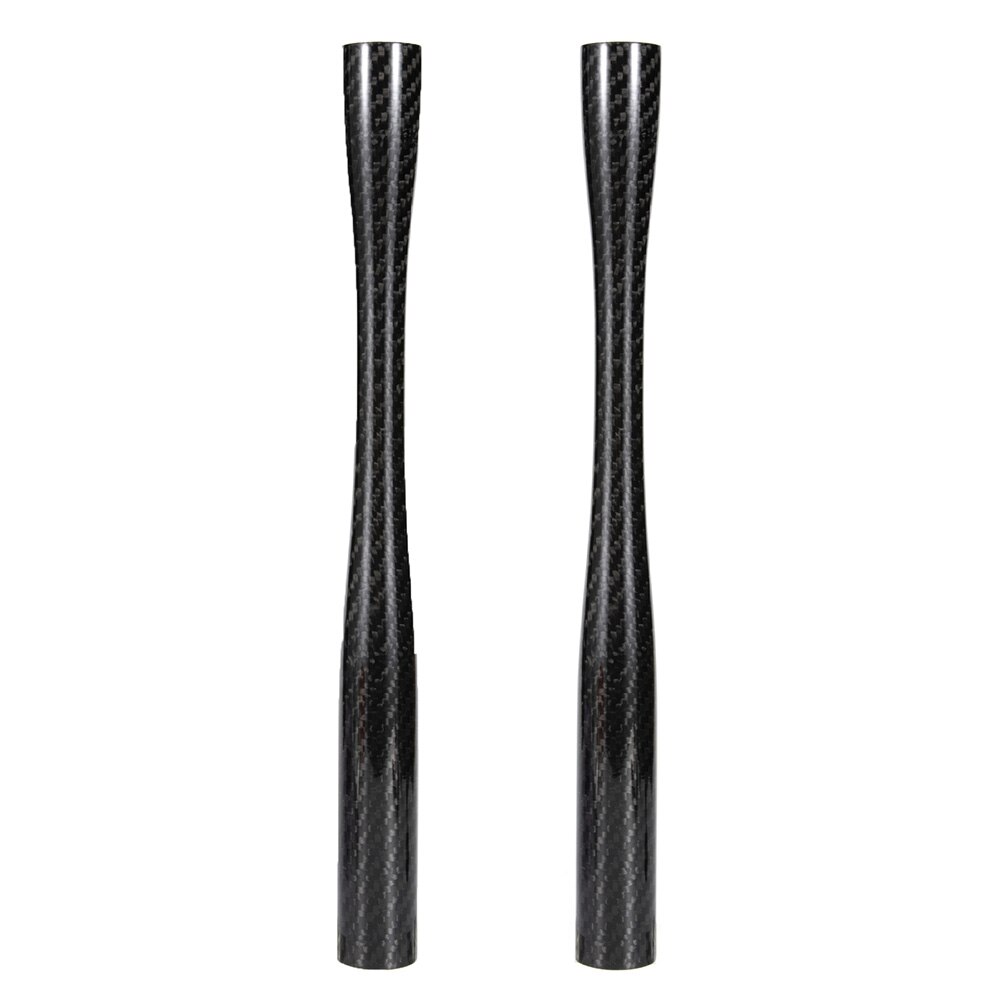 Fishing Rod Wrap Anti Slip Static Handle Sleeve Non-Slip Heat Shrink Wrap Tubing Insulation DIY Carbon Fiber Fishing Grip 2PC