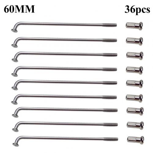 36 stk 60-305mm 12g elcykel e-cykel hjul dæk stål eger cykel dele: 60mm
