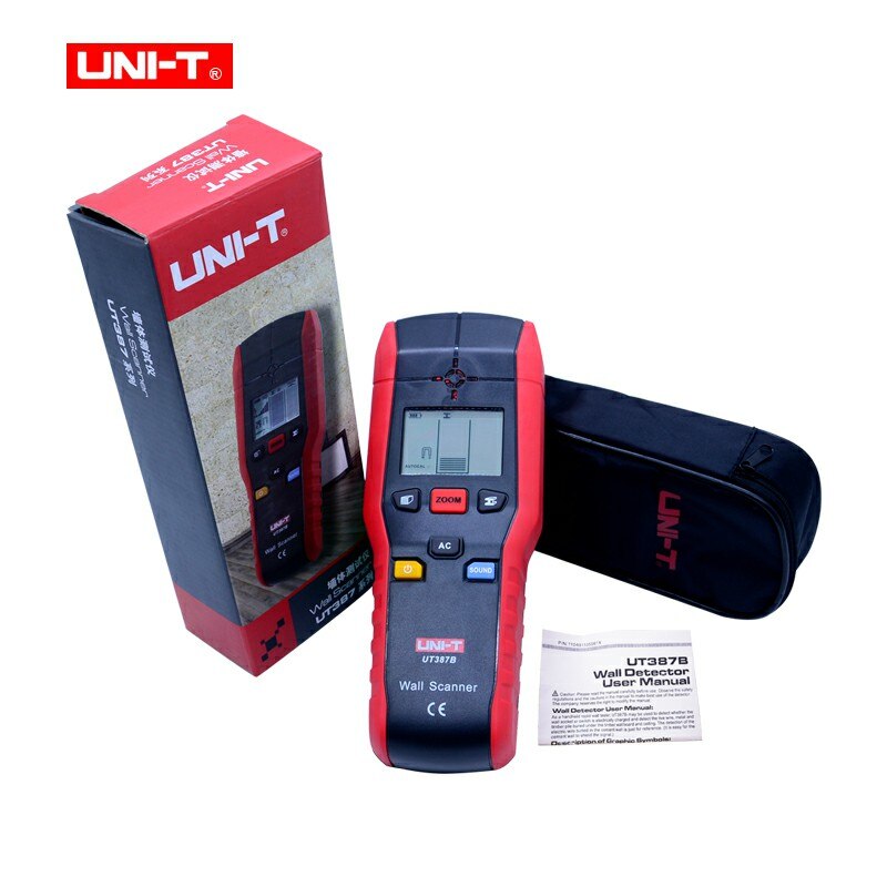 UNI-T UT387B Digital Wall Scanner detector AC wire Metal dedector wood testing 80mm 100% brand