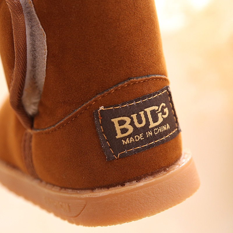 Winter kind sneeuwlaarzen schoenen warme baby meisjes jongens sneeuwlaarzen schoenen flock pluche jongens enkellaarsjes baby kinderschoenen
