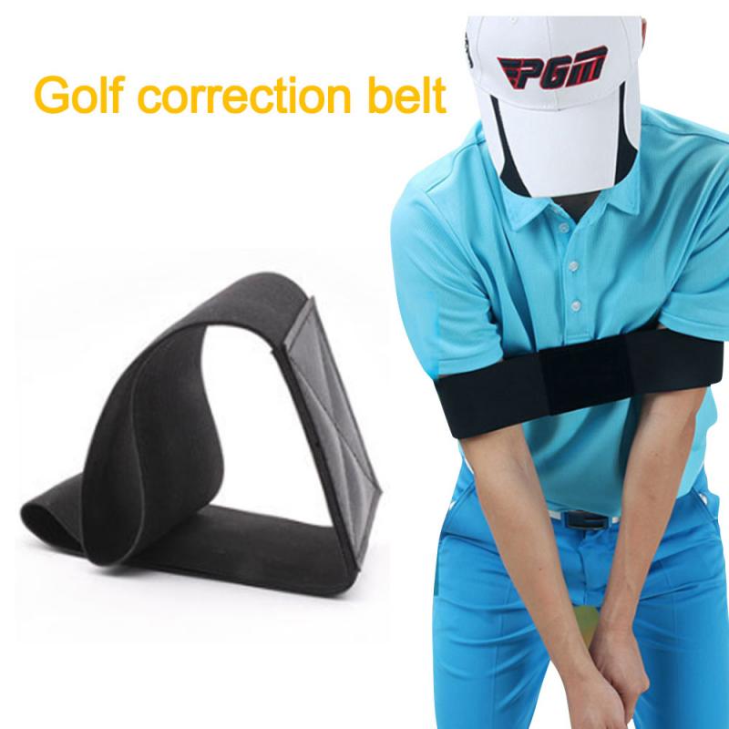 1Pcs Practice Guide Voor Golf Swing Sporters Aids Uitlijning Gebaren Juiste Swing Sporter Elastische Armband Correctie Riem