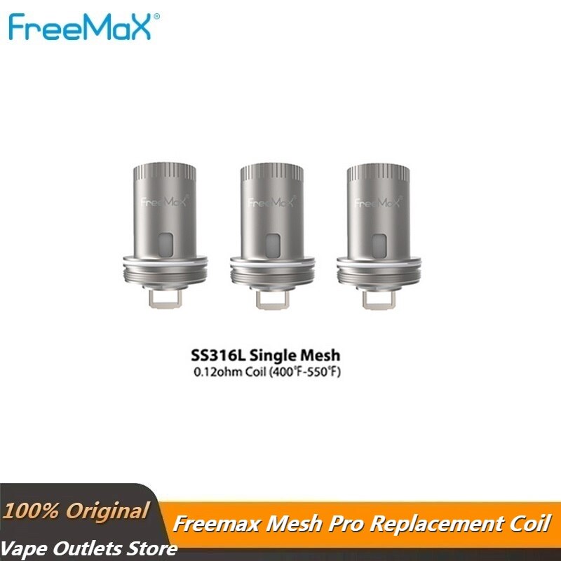 3/6pcs/lot Original Freemax Mesh Pro Coil Single 0.15ohm/Double 0.2ohm/Triple Vape Atomizer Coils Head for Freemax Mesh Pro Tank