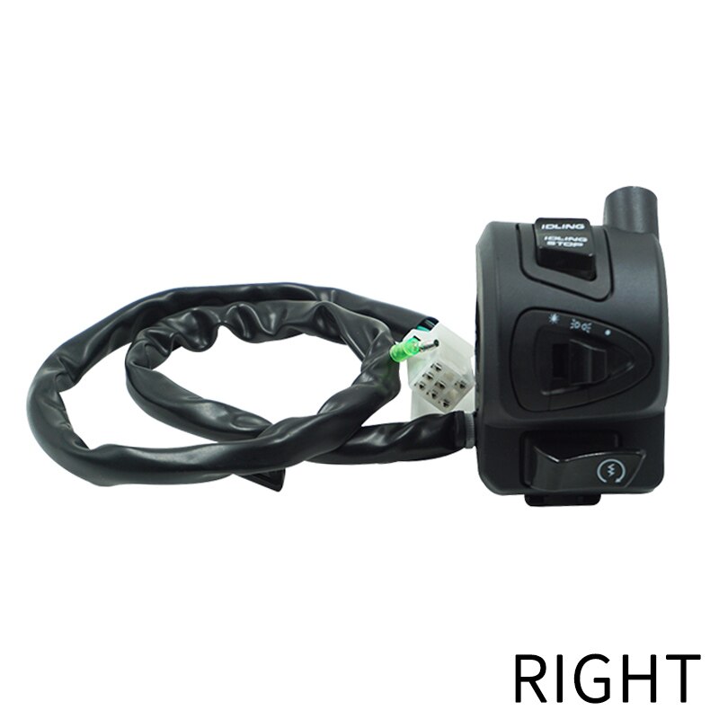 7/8 "22mm Motorrad Griff Bar Schalter Horn Blinker Scheinwerfer Nebel Licht Start Stop Lenker Controller Schalter: right
