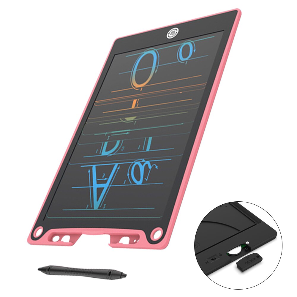 12 Inch Handschrift Lcd-scherm Draagbare Handgeschilderde Draft Graffiti Board Gekleurde Schrijven Plaat Met Pen Voor Kinderen Studie note