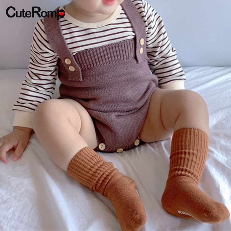 Hosenträger Baby Karosserie Gestrickte Baby Kleidung Baumwolle betroffen Baby Mädchen Kleidung Frühjahr Baby Junge Kleidung Baby zur Seite fahren strampler