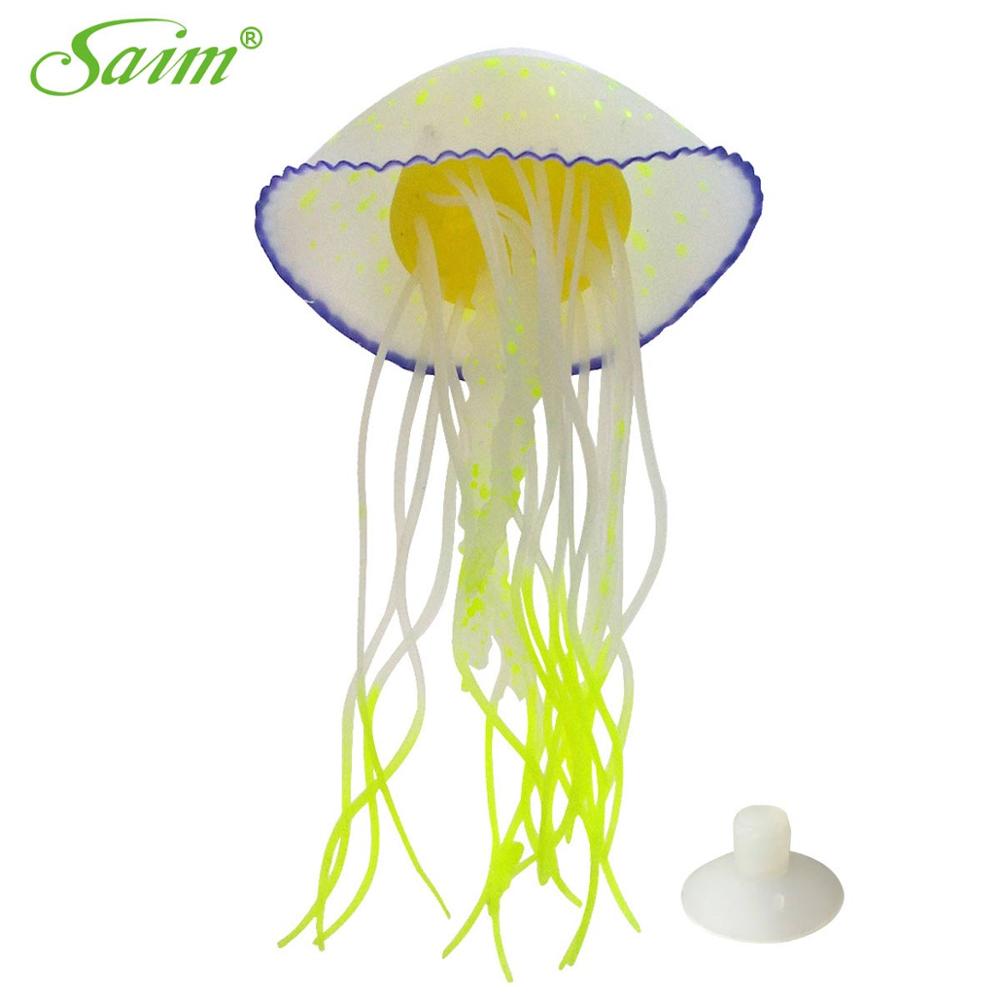 10 cm creatieve kunstmatige kwallen aquarium aquarium ornamenten acuarios vivid kwallen landschap decoratie voor aquarium: Default Title