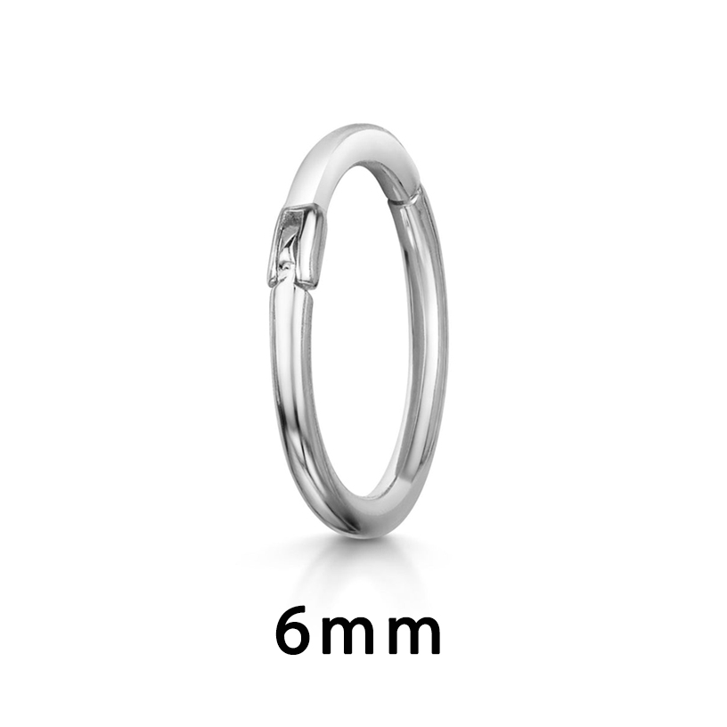 Daith-pendientes de aro para Piercing en la oreja para mujer, aretes minimalistas con hélice perforada de circonita, Color dorado, cartílago, anillo Simple para la nariz, joyería para el cuerpo: RED