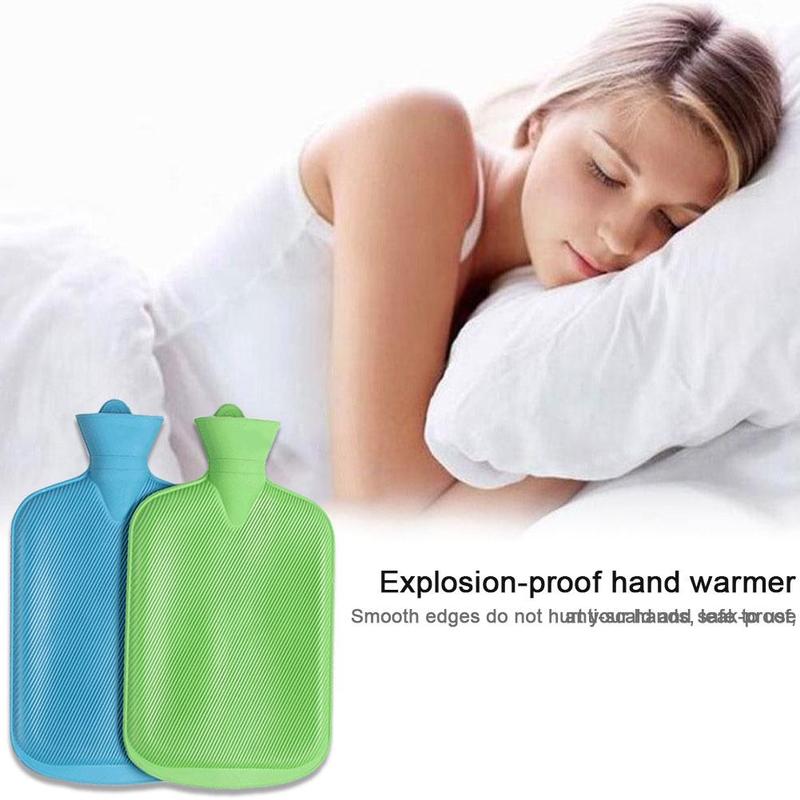 Water Fles Kleur Dikke Rubber Warm Water Fles Warm Water Zakken Draagbare Huishoudelijke Accessoire U4W9