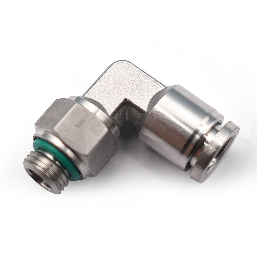304 stainless steel joint trachea quick coupling 1/8&quot; 1/4&quot; 3/8&quot; 1/2&quot; BSP pneumatic quick coupling elbow male thread G thread