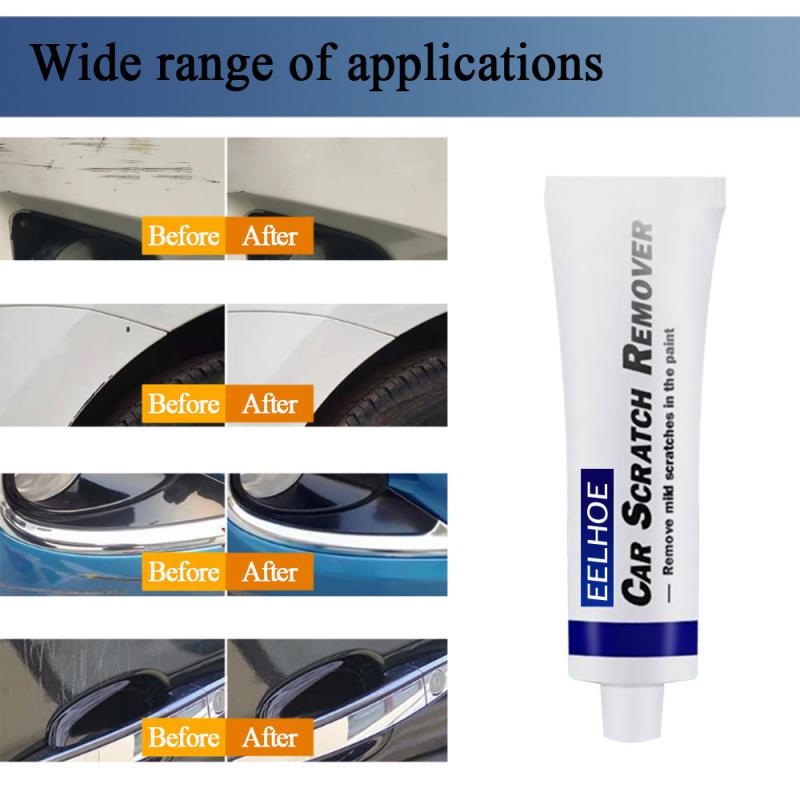 30Ml rasguño removedor de antiarañazos crema Reparación de rayaduras de coche herramienta de Auto arañazos de cera de Auto cuidado mantenimiento esponja