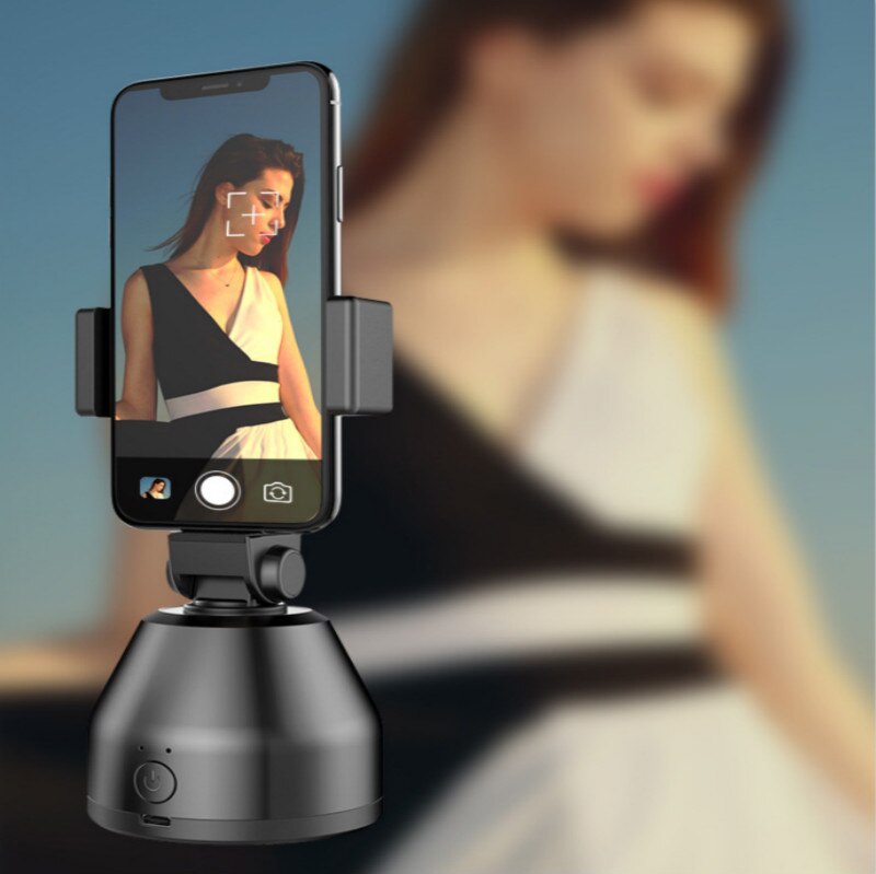 Estabilizador de cardán inteligente AI para Samsung para Iphone, cámara de teléfono inteligente, Kit de cardán de acción con rotación de objetos de 360 °