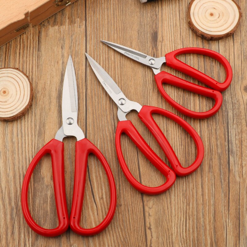 Tijeras de costura corta ropa de tela recta tijeras de sastre papelería del hogar artículos para costura cruzada herramientas
