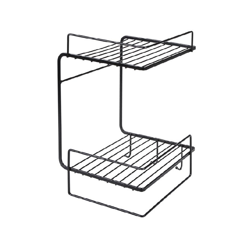 Gitterregal Mit Hängekorb Aus Eisen - Multifunktionales Regal Für Wohnung & Büro