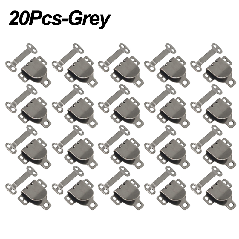 2/20Pairs Metal Invisible Trousers Hook Clasp Eyes Closure Fasteners Buckle Skirt Dress Bra Sewing DIY Garment Hooks Accessories: Brass