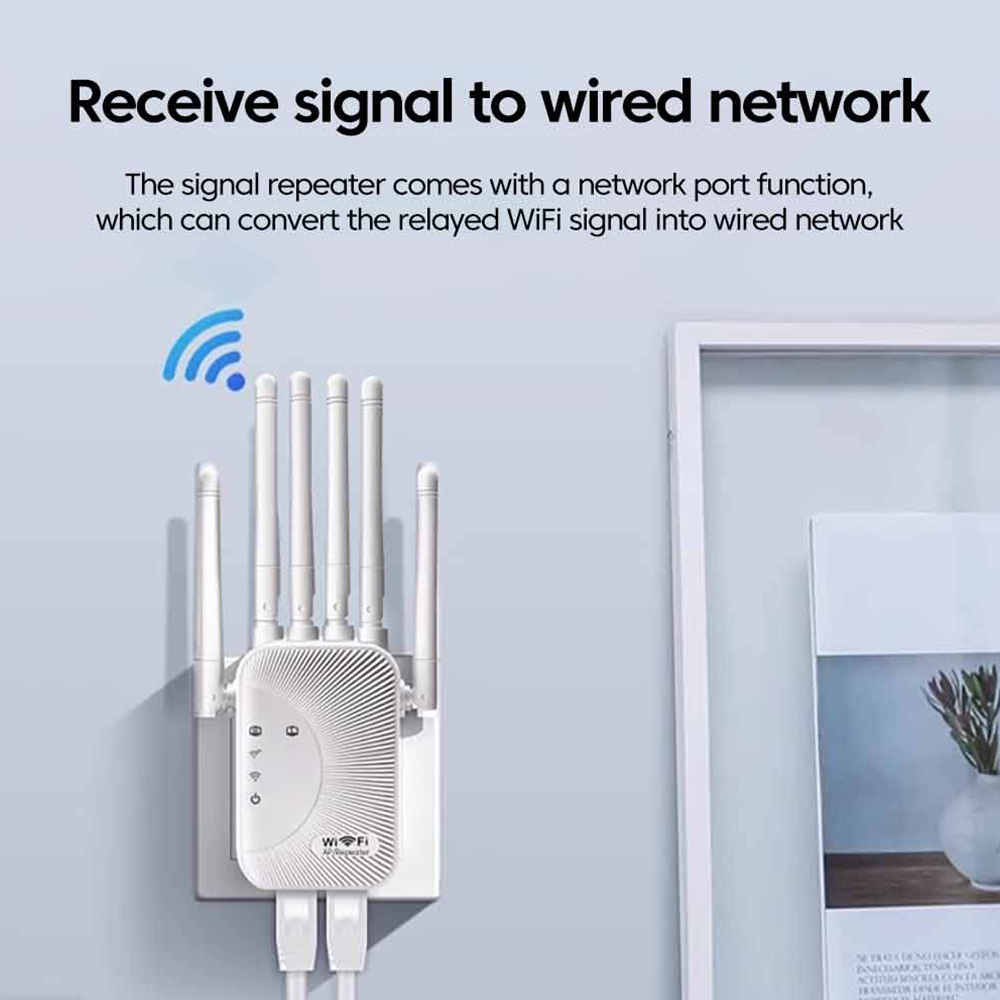 300 Mbps Wireless WiFi Repeater 2,4G Signal Router 6 Antenne Netzwerk Verstärker Repeater WiFi Signal Abdeckung Extender Reichweite WIFI Boo