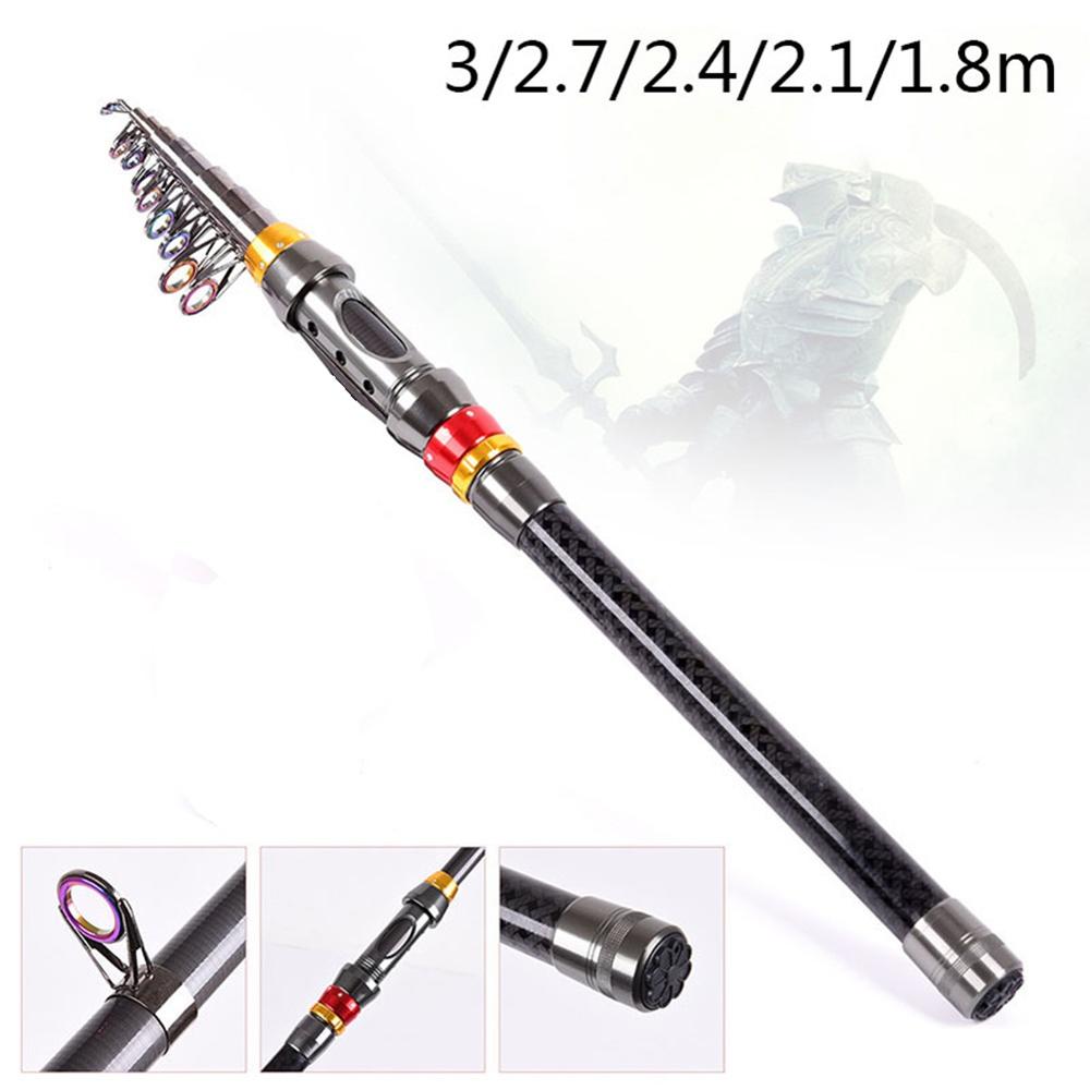 1.8-3.0M High Carbon Portable Telescopic Fishing Rod Carp Fishing Fishing Tackle