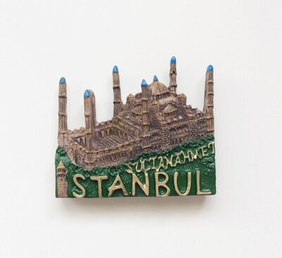 Turkije Souvenir Pamukkale Ephesus Istanbul Apollo Koelkast Magneet 3D Magneet Sticker Keuken Thuis Decor: Light Grey