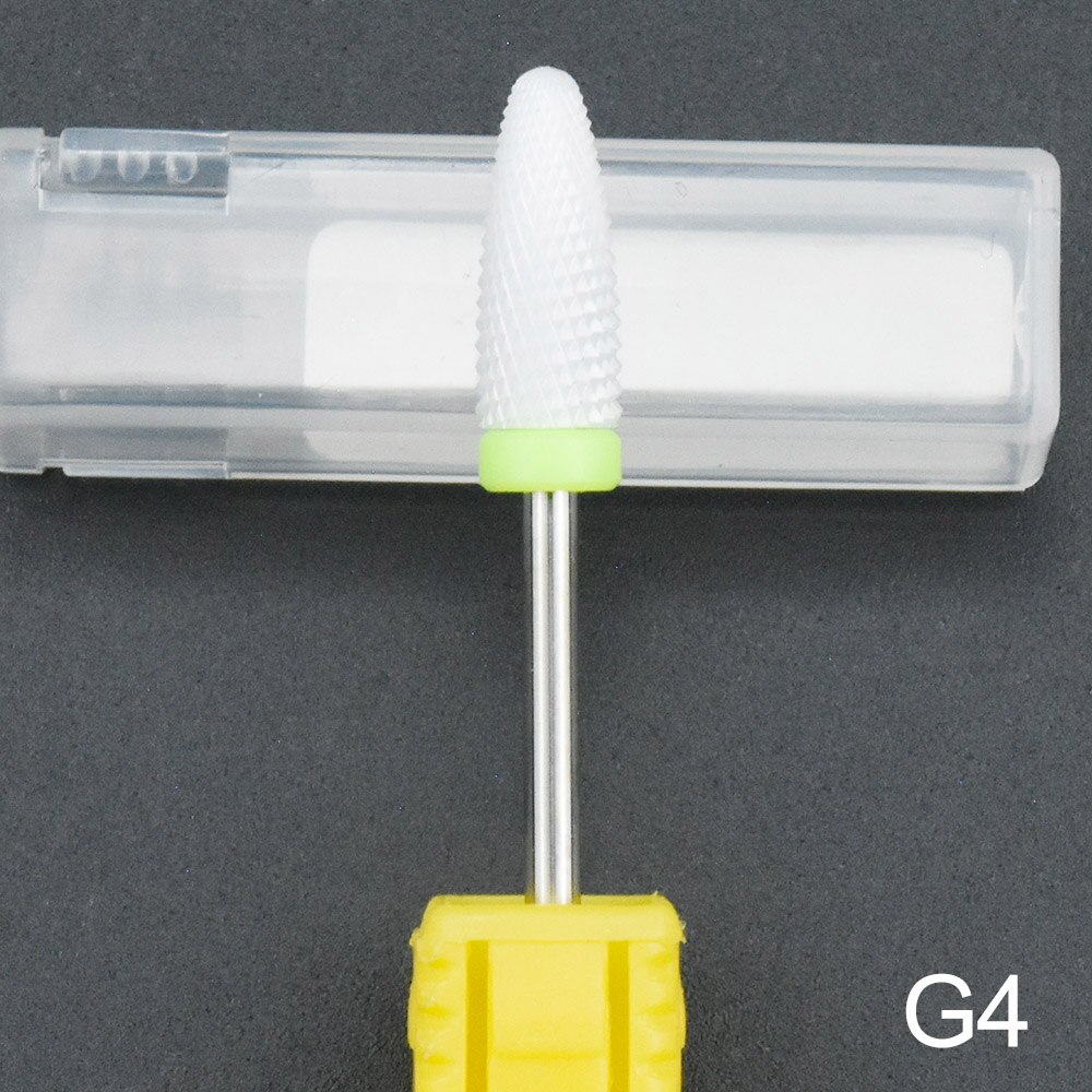 27 Type Ceramic Nail Drill Bits Manicure Milling Cutter For Electric Drill Machine Manicure Accessory Ceramic Nail File Tool: G4