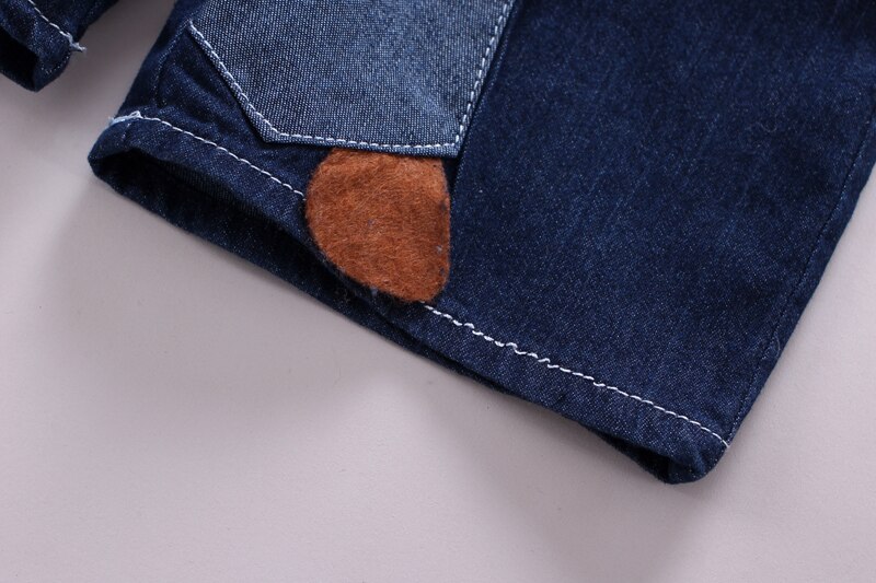 Diimuu babykleding jongens meisjes denim shorts broeken casual overalls cartoons jeans broeken jarretelbroek voor 1-3t