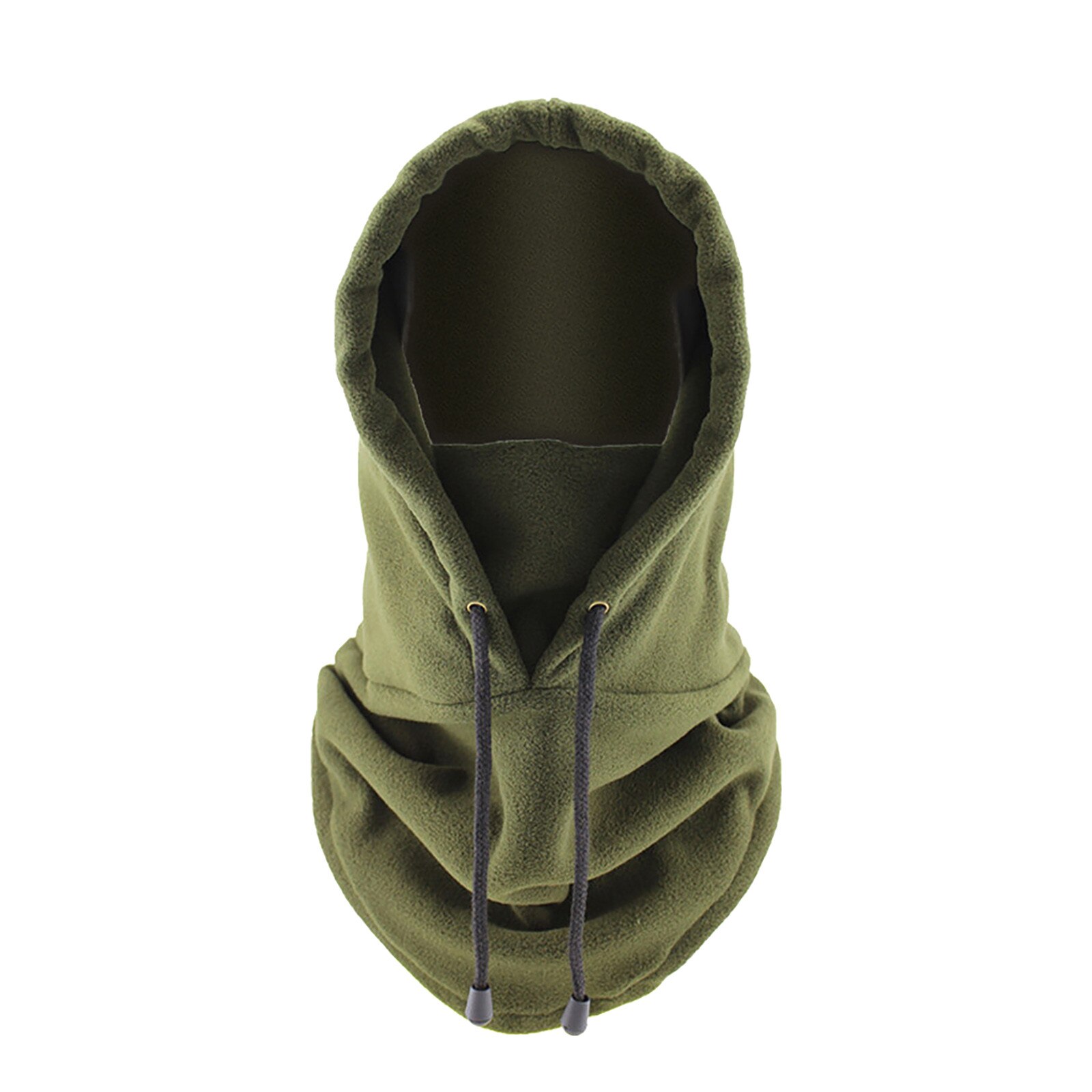 Full Face Mask Women Men Bomber Hats Motorcycle Windproof Ski Outdoor Winter Sport Scraf Hat Caps: Army Green