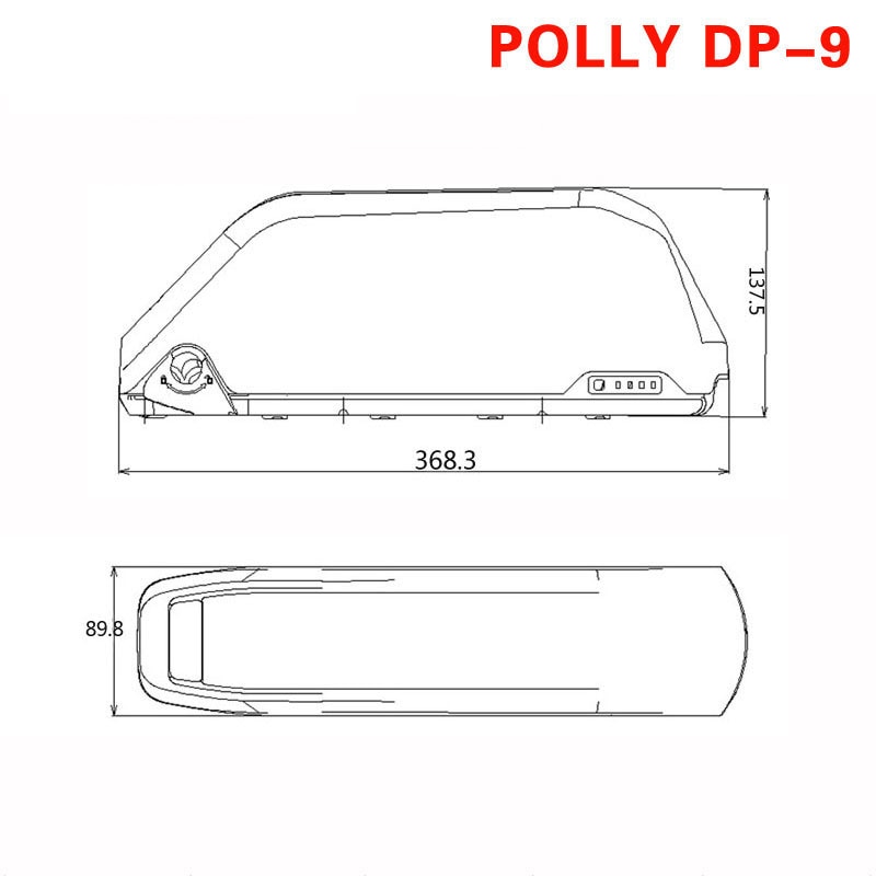 E-rower 48V 36V obudowa baterii litowej dół rury bateria robić rowerów elektrycznych Polly skrzynka z 18650 uchwyt robić telefonu DIY 10S 13S 7P 14S 6P
