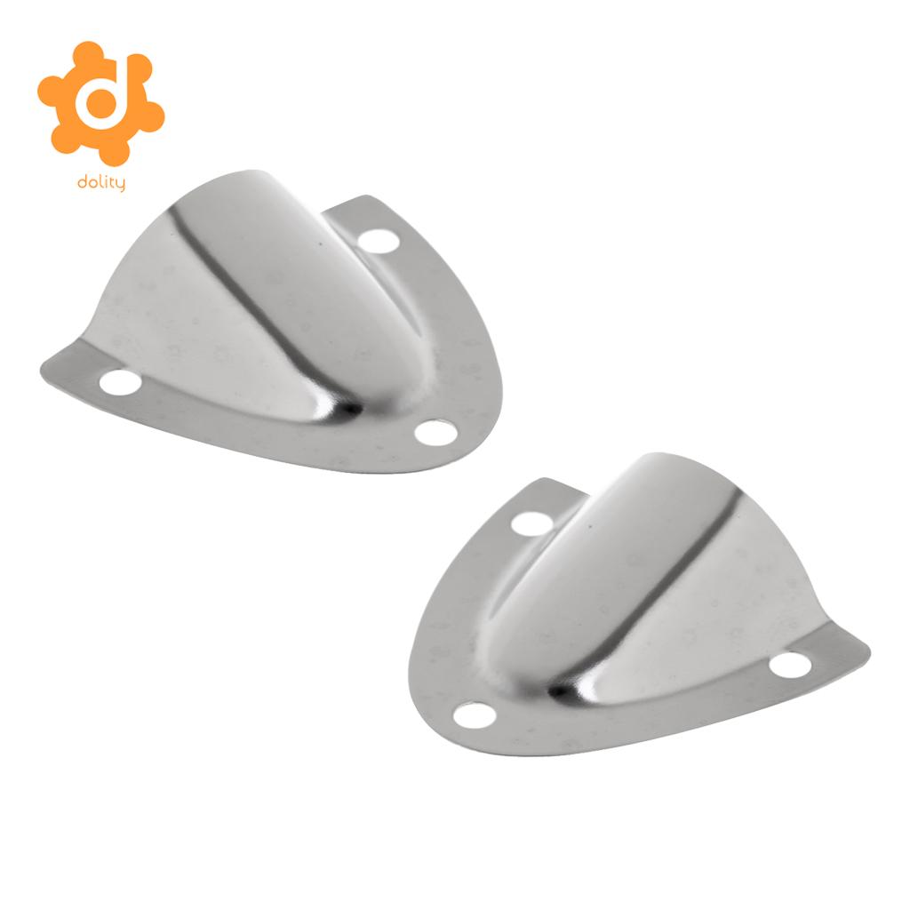2pcs Stainless Steel 316 Midget Clam Shell Wire Cable Vent Cover For Boat