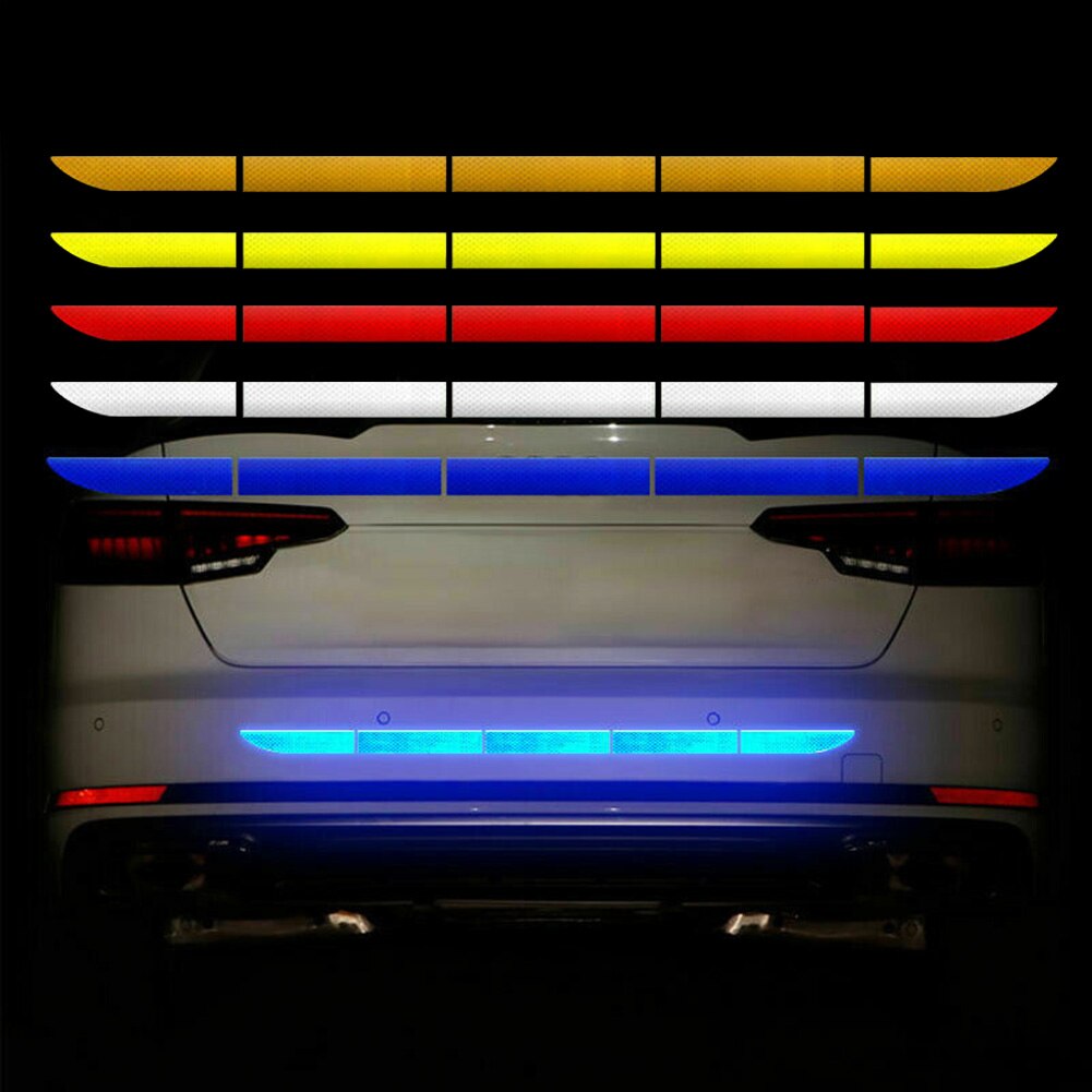 Reflecterende waarschuwingsstrip voor auto's, bumper, vrachtwagen, veiligheidsreflector, sticker en