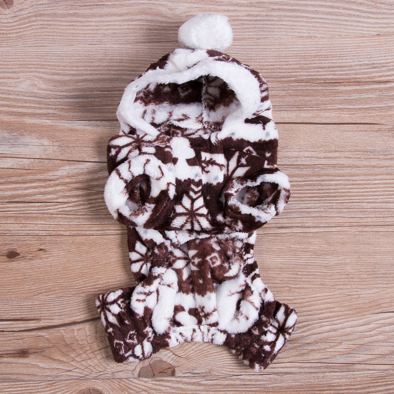 Winter Warm Hond Jumpsuits Pluche Rompertjes Pyjama Zachte Katoen Kleine Honden Kleding