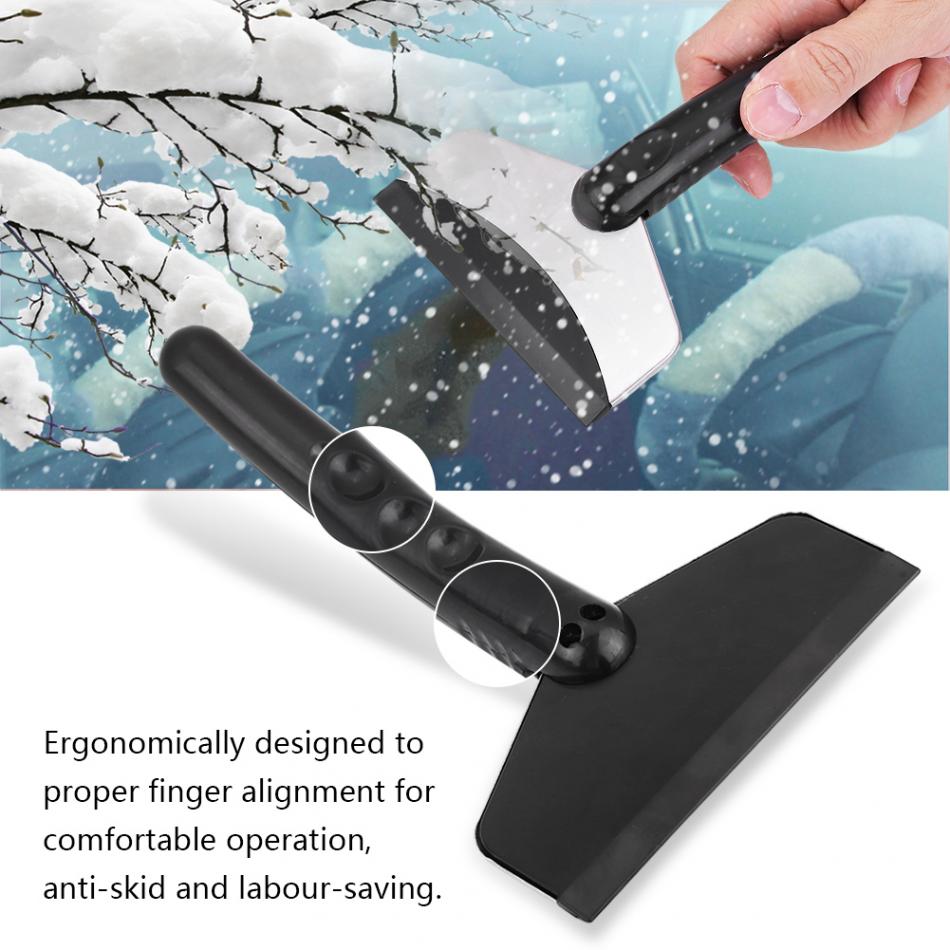 Stainless Steel eith Plastic Mini Car Vehicle Snow Shovel Ice Scraper Removal Cleaning Tool Snow Scraper Car Styling