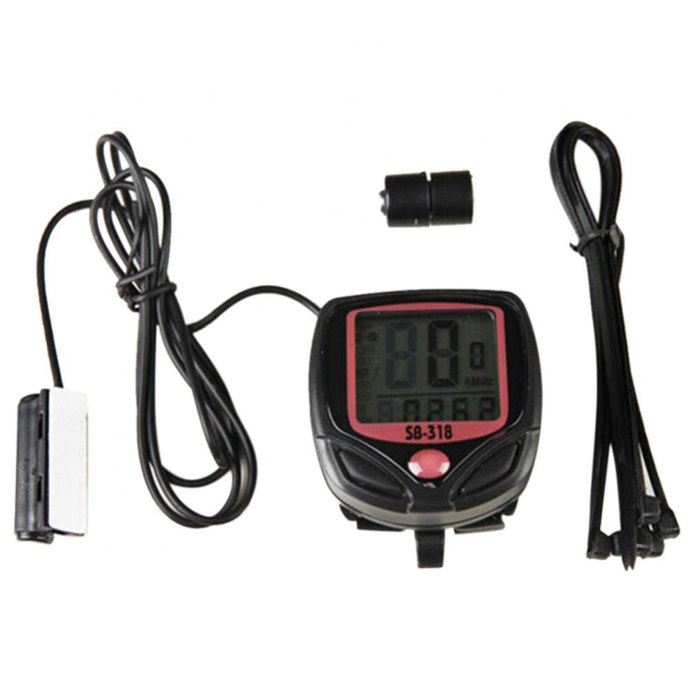 Fiets Snelheidsmeter Waterdicht Lichtgevende Lcd Mtb Mountainbike Fiets Computer Snelheidsmeter Kilometerteller Fiets Snelheidsmeter