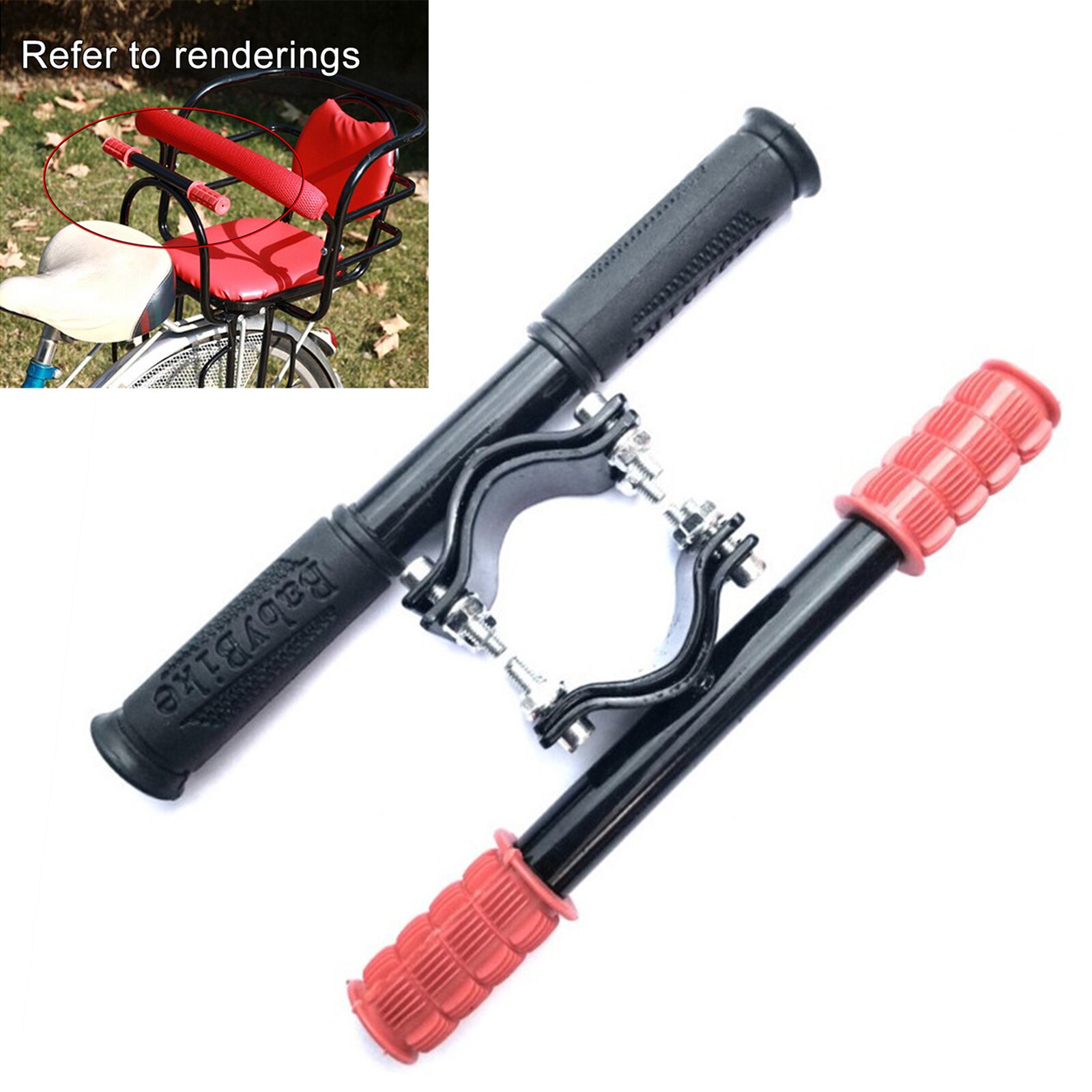 Fiets Kinderzitje Armsteun Mtb Elektrische Fiets Kids Leuning Stuur Arm Rest Staaf Grip