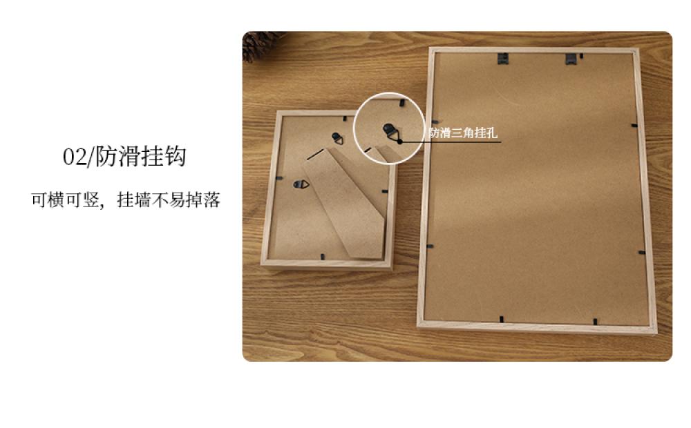 Wooden Photo Frame Combined Photo Wall Horizontal/Vertical Table Decoration Family Portrait Display