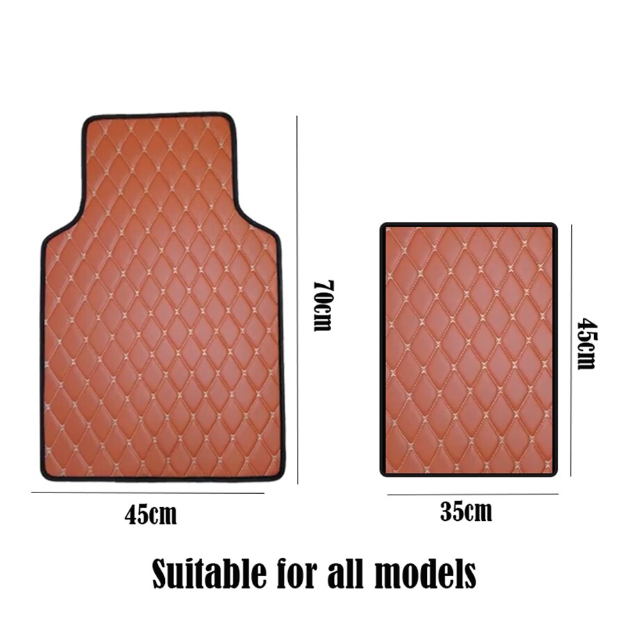Sj universell bilgulvmatter lær til toyota alle modell rav 4 camry chr prado corolla auris prius fortuner yaris land cruiser
