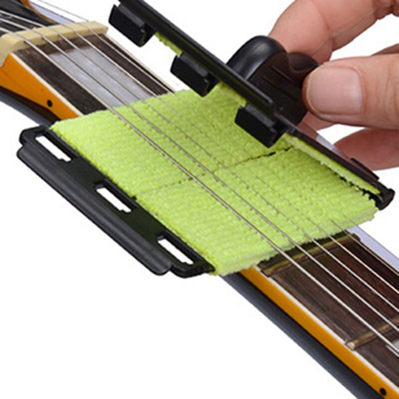 Gitaar String Scrubber Cleaning Tools Fretboard Doek Voor Viool Bas Ukulele Elektrische Gitaren En Andere Muziekinstrument
