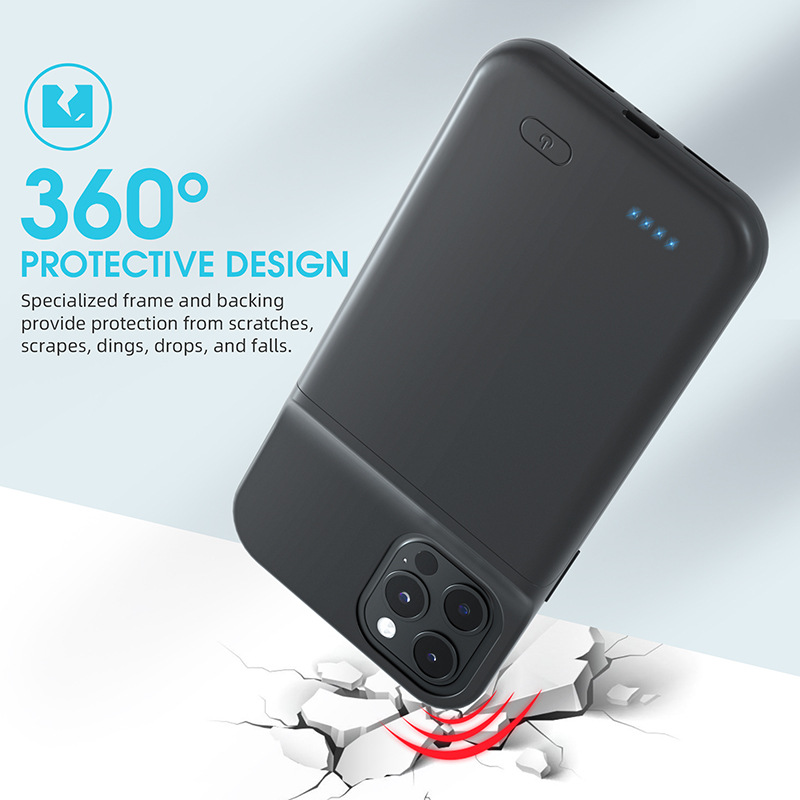 Batterij Case Voor Iphone 12 13 14 15 Pro Max 14 Plus Power Case Voor Iphone 12 13 Mini 11 Extenal Batterij Opladen Case Powerbank
