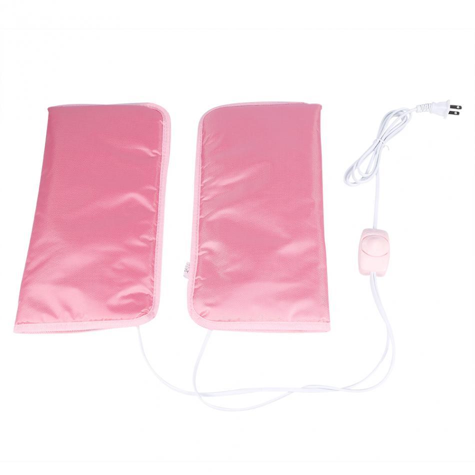 Manoplas terapéuticas eléctricas para manos y pies, terapia de cera para manicura de parafina, depilación con cera, tratamiento de SPA Mate para la piel: Pink Hand Mitts