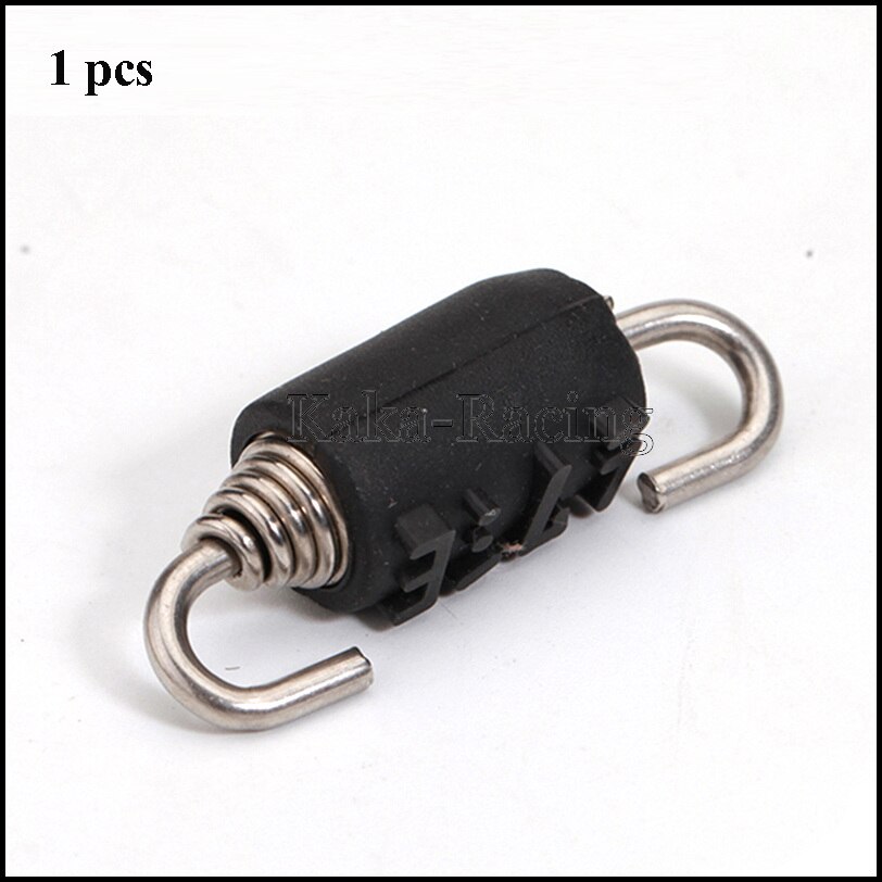 Universal de escape de la motocicleta Yoshimura primavera gancho moto accesorios para Scooter de acero inoxidable negro de silicona Springs ganchos: 1 pcs
