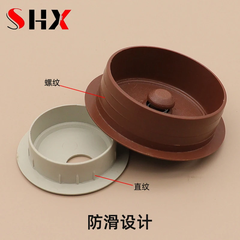 35mm 50mm 53mm 60mm 80mm Desktop Wire Hole Cover Computer Grommet Line Box Desk Table Cable Fastener Cable Clamp Buckle Line