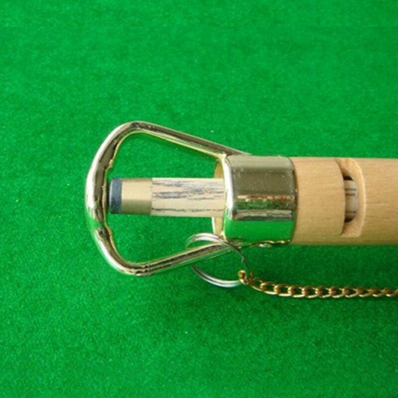 Pinza per punta in legno biliardo biliardo Snooker Cue Repair Rod Helper strumento di riparazione del morsetto con punta in legno