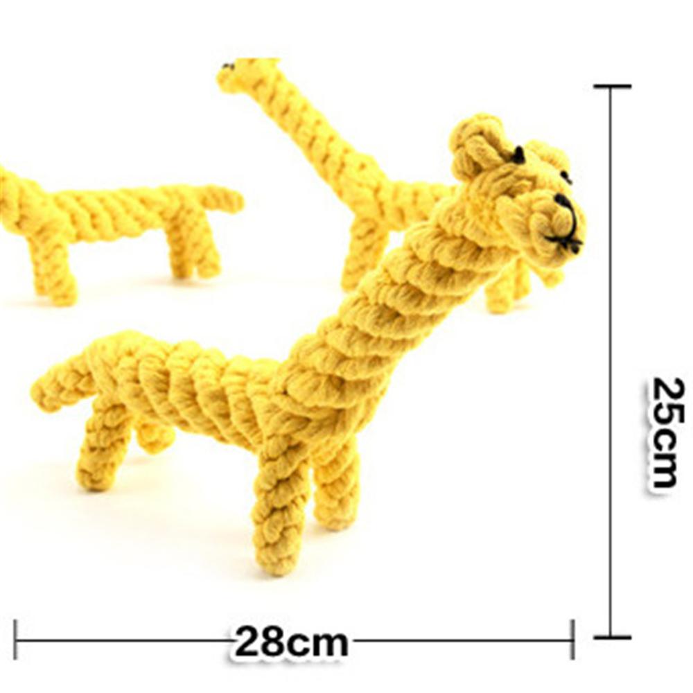 Sød kæledyr hund hvalp legetøj bomuld reb modstand giftfri dyr bomuld legetøj katte hunde tygge hente interaktivt legetøj: 3