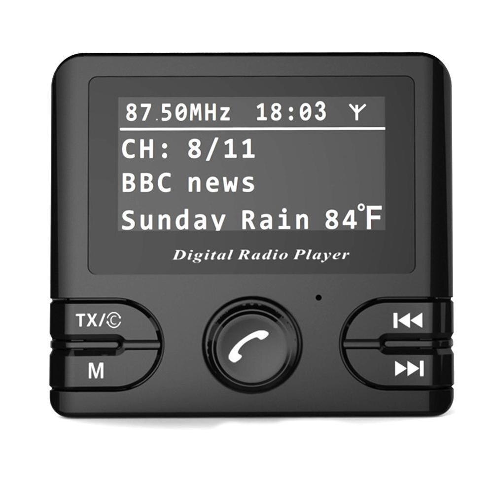 Car DAB Radio Receiver DAB/DAB+ receiver Radio Receiver Adapter with Antenna for Android Digital Radio Receiver: Default Title