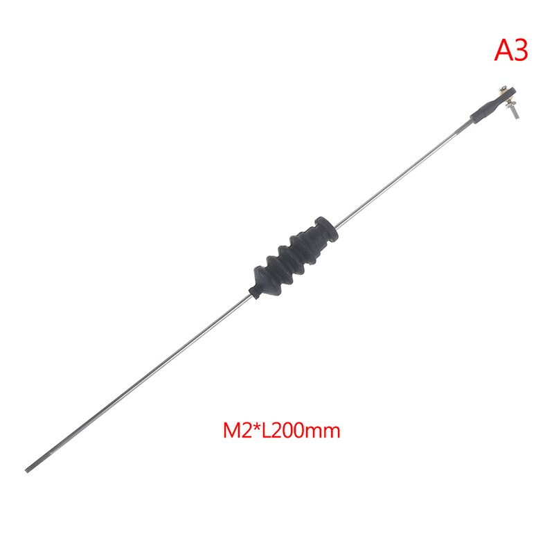 RC Modell Stiefel drücken Stange Bausatz Enthalten M2 Stange Ende + Gummi Faltenbalg Dichtungen + M2 Zugstange: Licht Gelb