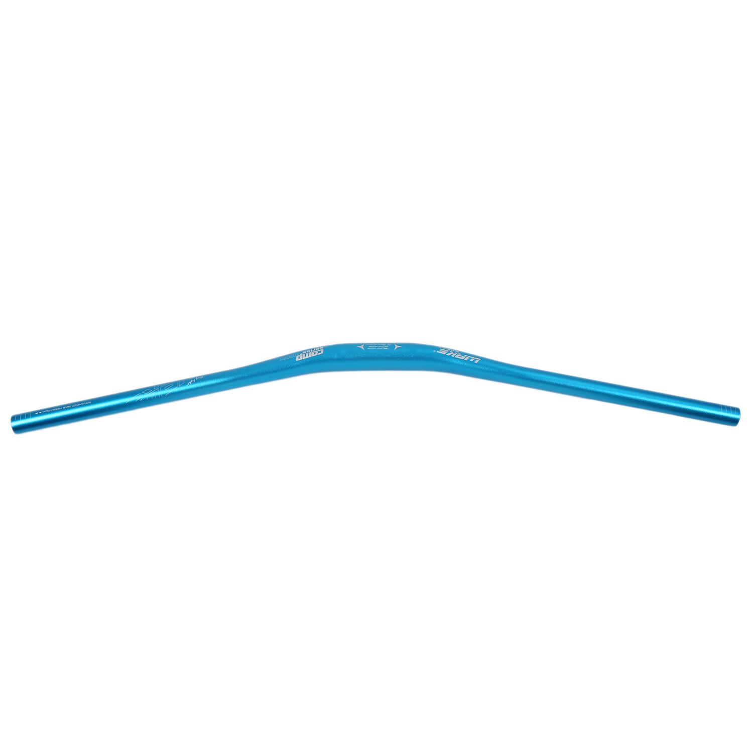 WAKE 2 Pcs 31.8 X 780 Mm MTB Mountain Bike Bicycle Aluminum Alloy Riser Handlebar, Gold & Blue