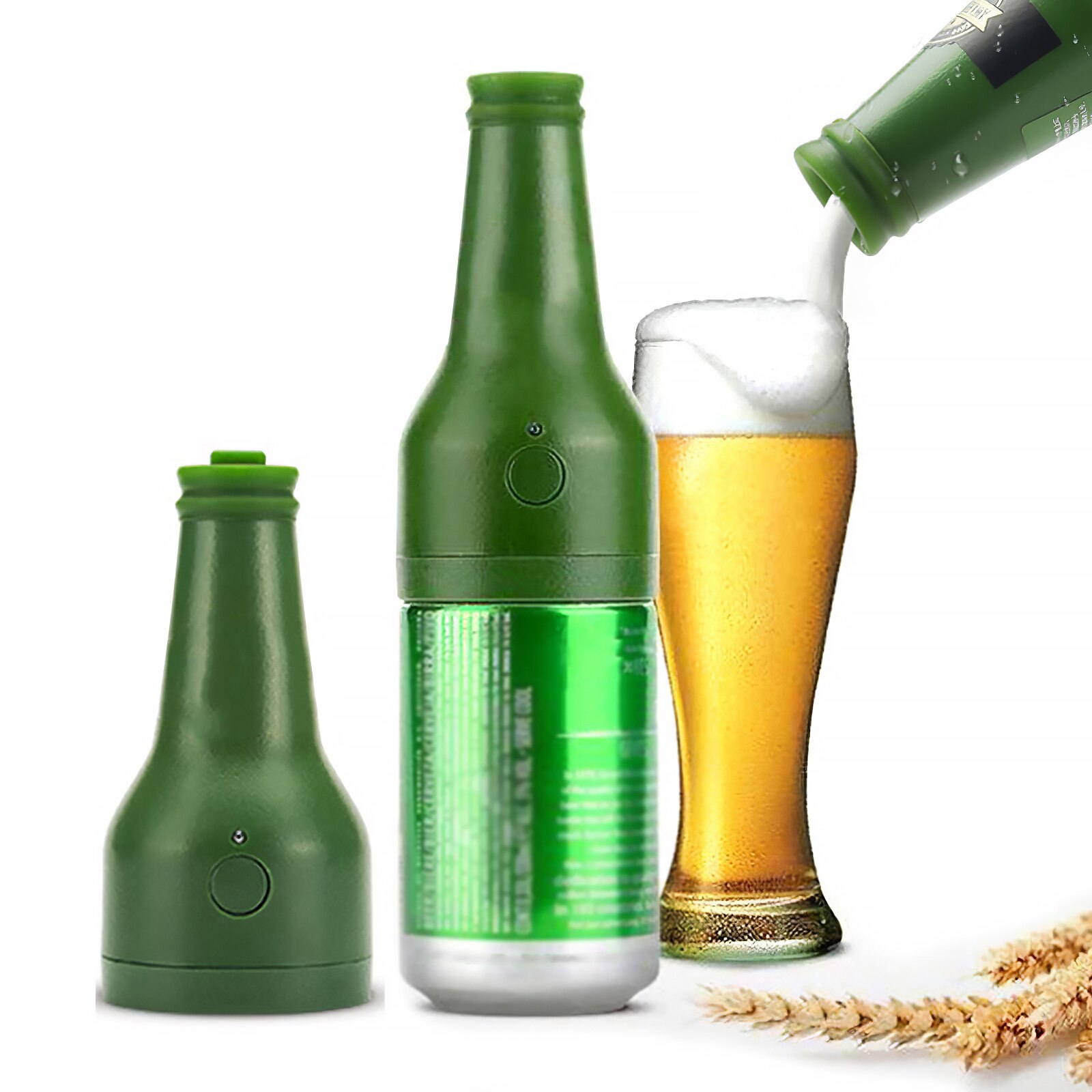 Ultrasonic Beer Foam Machine Bottle Shape Foam Maker Party Portable Bubble Beer Outdoor Bottled For Canned Beer