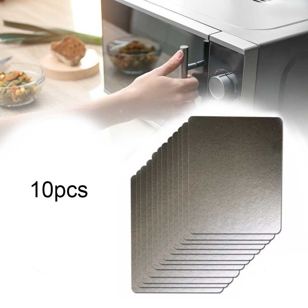10 Pcs 12 X 15cm Universal Microwave Oven Mica Sheet Wave Guide Waveguide Cover Sheet Plates Kitchen Accessories