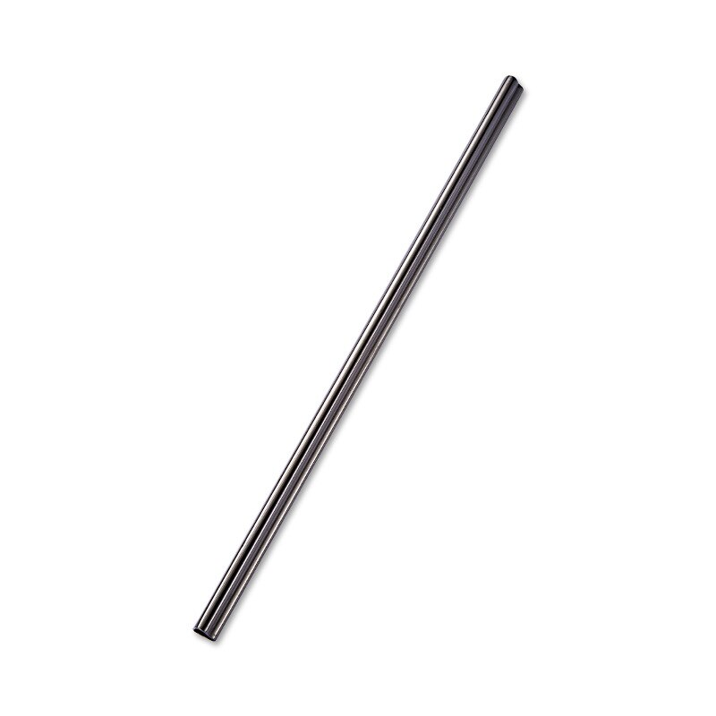 1PC Drinking Straw Reusable Metal Straw Set Heart-shaped Bubble Tea Straws 304 Stainless Steel Pearl Milkshake Straw Set: black